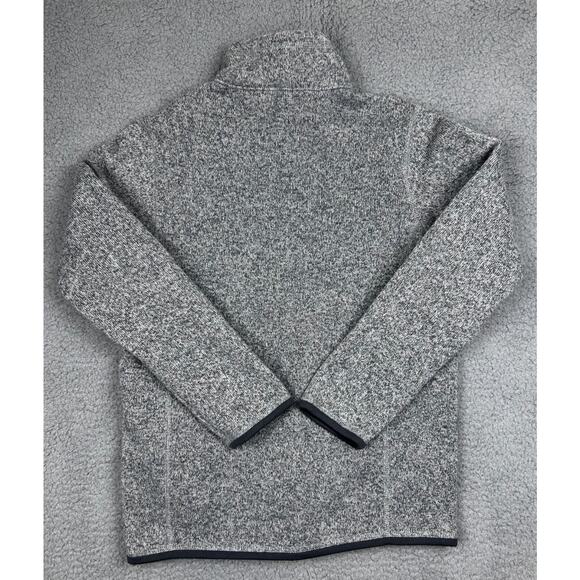 Patagonia Youth Sweatshirt Size XL Heather Gray Soft Fleece Mock Neck 1/4 Zip - Picture 5 of 16